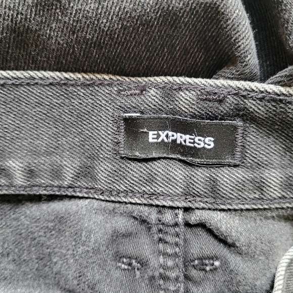 Express High Waisted Ankle Jeans - Picture 6 of 8
